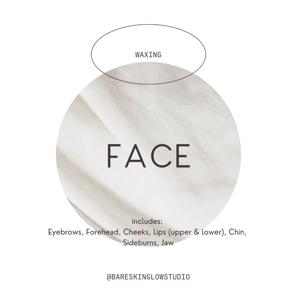 Full Face Wax at Bare Skin Glow Studio in Vacaville, CA