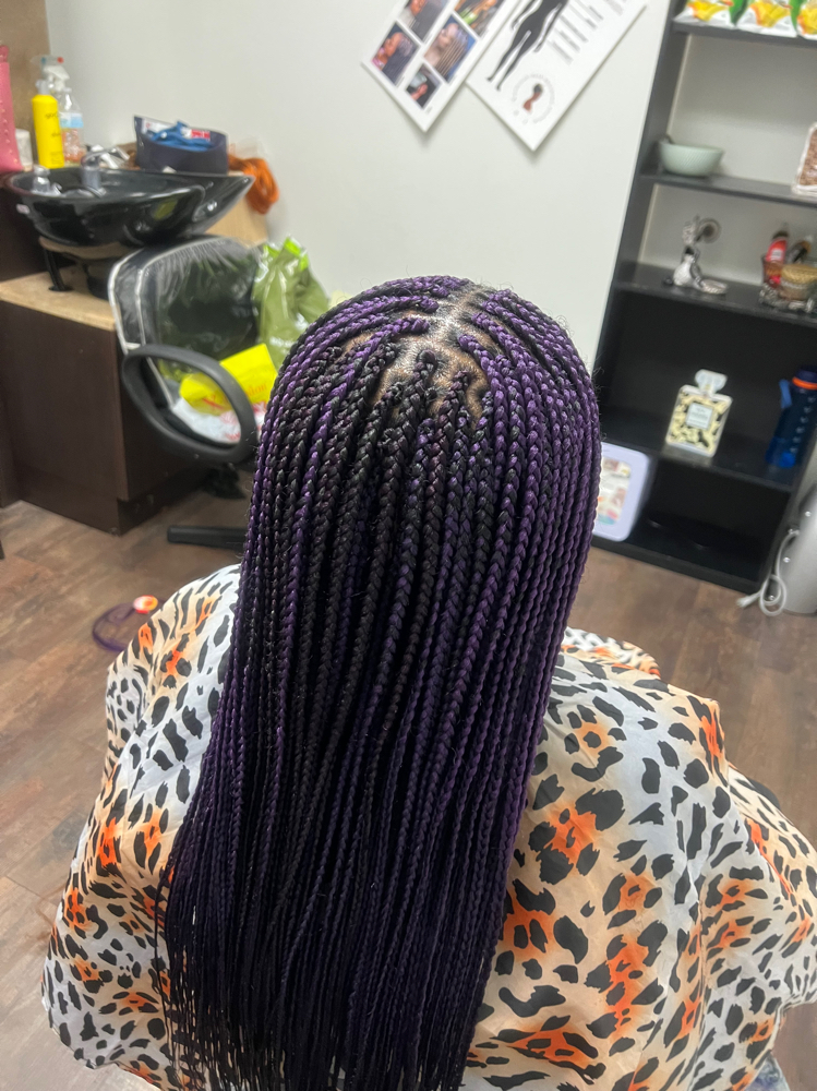 Medium Box Braids at Beauty By Mombo in Austin, TX