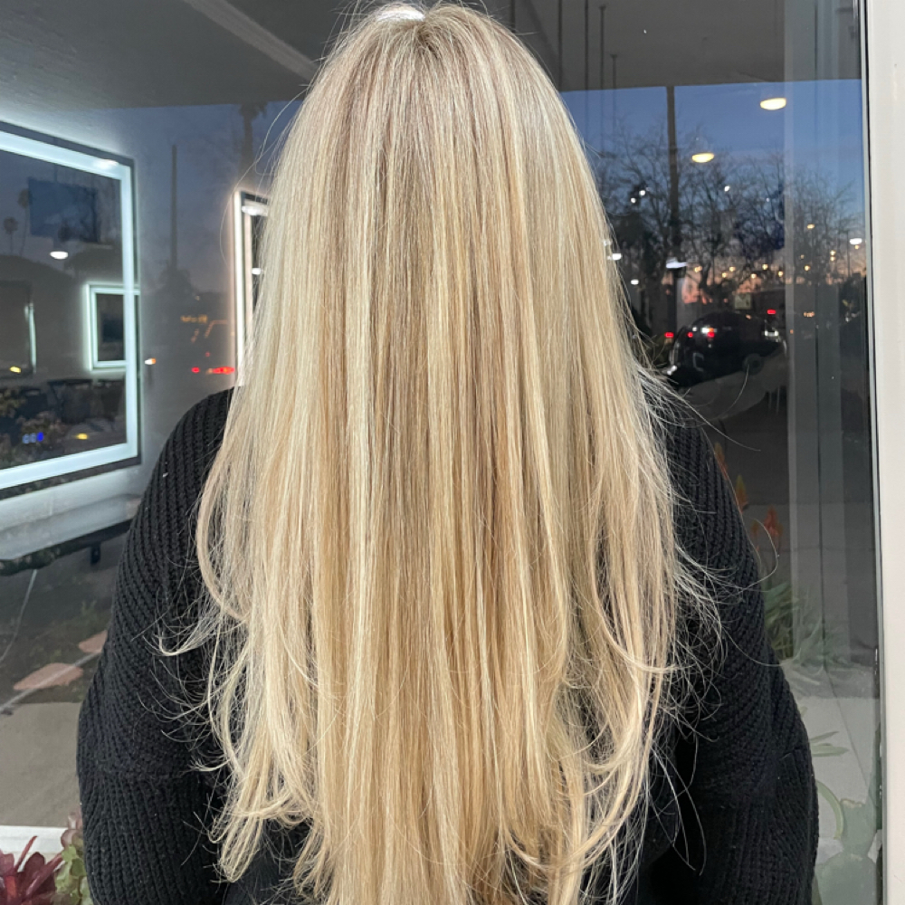 Partial Highlights at The Salon USC Village in Los Angeles, CA