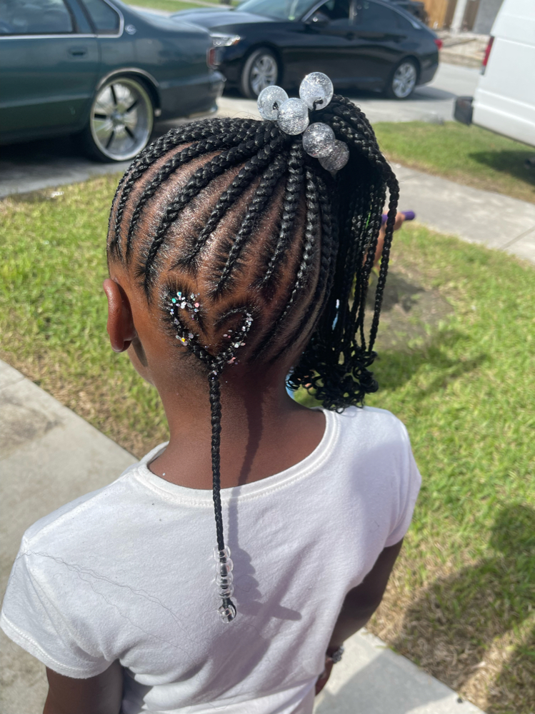 One Ponytail W/ Hearts ♥️