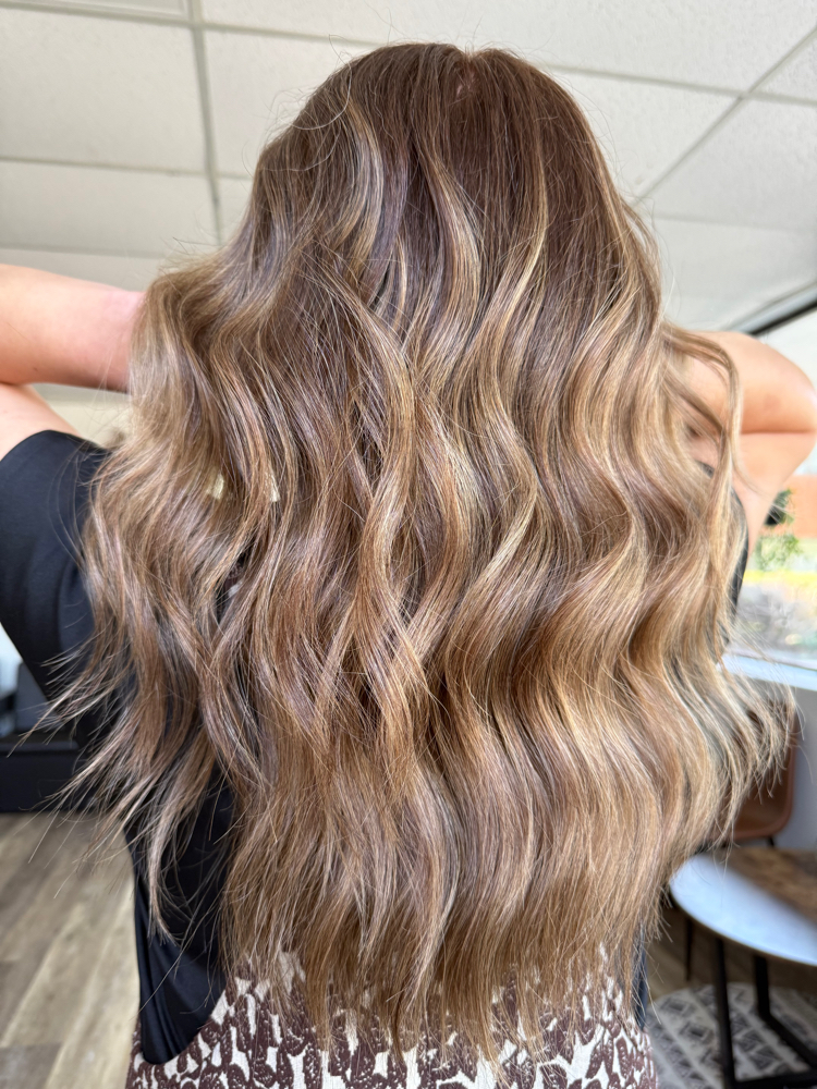 Root Touch Up & Full Highlight