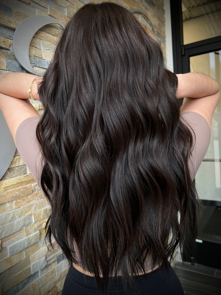 All over color/Haircut