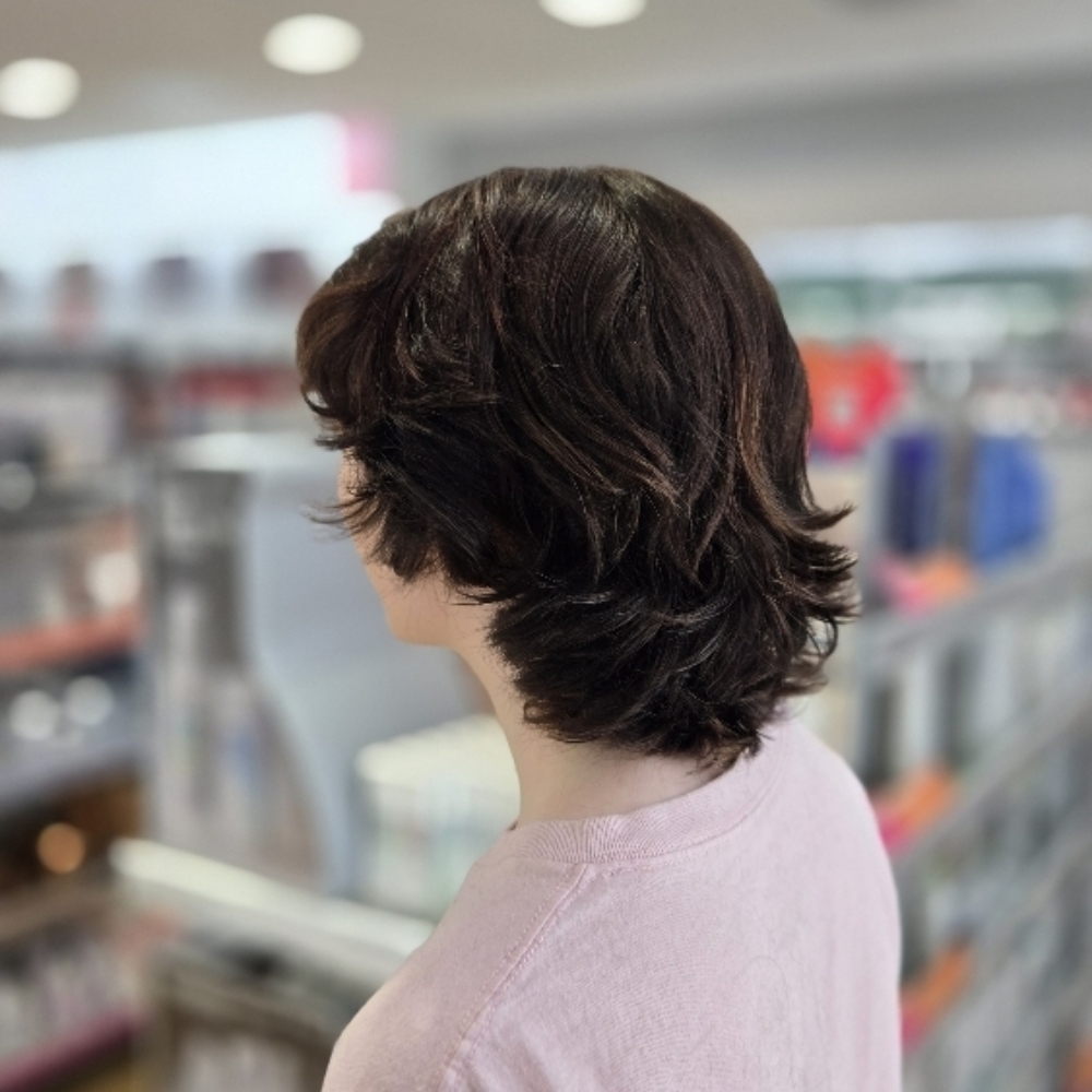 Transformation Cut at Haunted Hues in Lawrence, KS