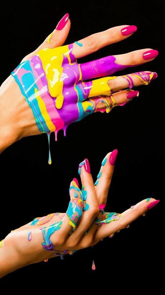 Gel Polish On Acrylics/Gels