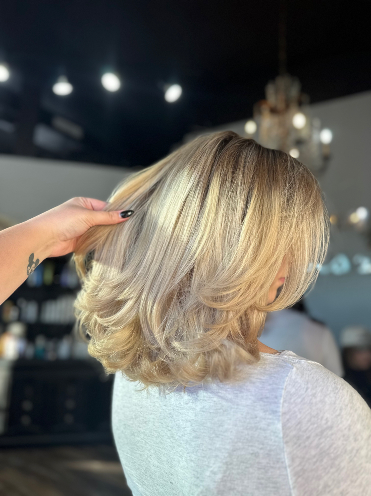 Haircut And Blowdry