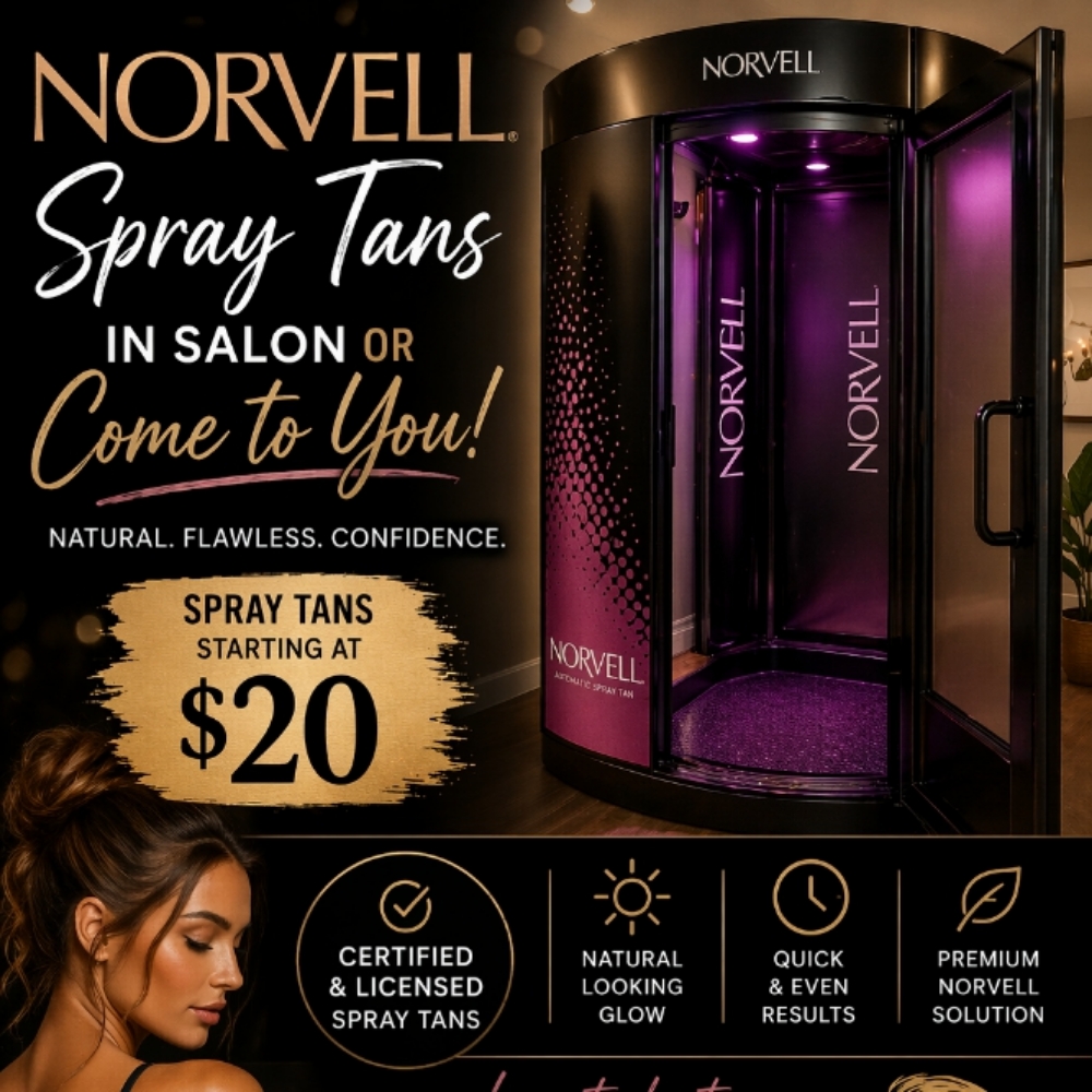 Spray Tan at Devins Beauty Studio in Sanford, MI