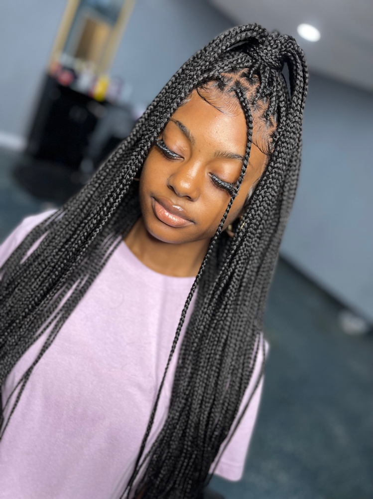 FRONTAL BRAID WIG + INSTALL