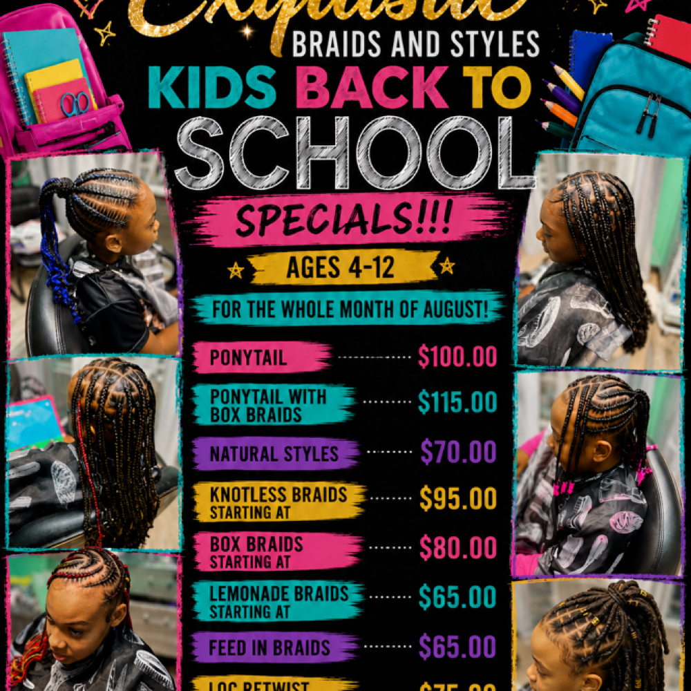 Feed In Braids at Exquisite Braids And Styles in Aurora, CO