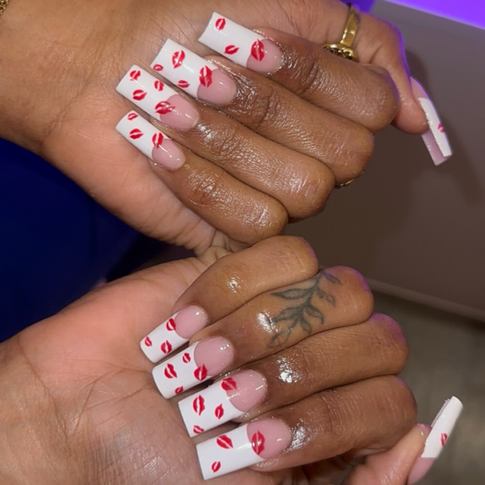 Lvl 2. Acrylic Fill ins at Vanity by Val in Tampa, FL