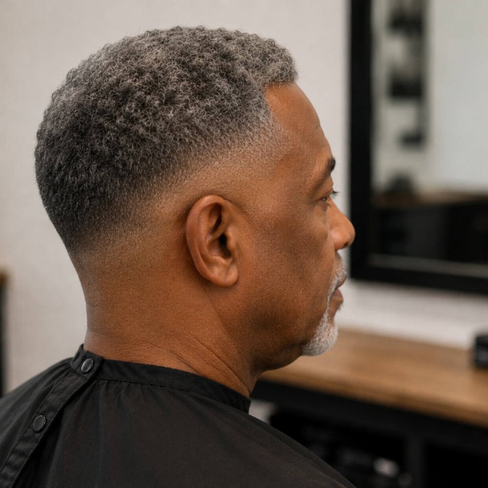 Senior Haircut (55+) at Introvert Men's Grooming Lounge in Chandler, AZ