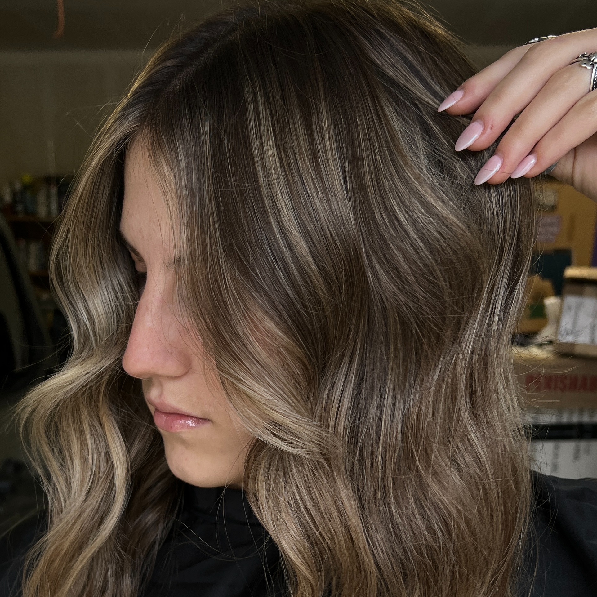 Custom Partial Blonding at Hair By Sydney Elise in Yuba City, CA