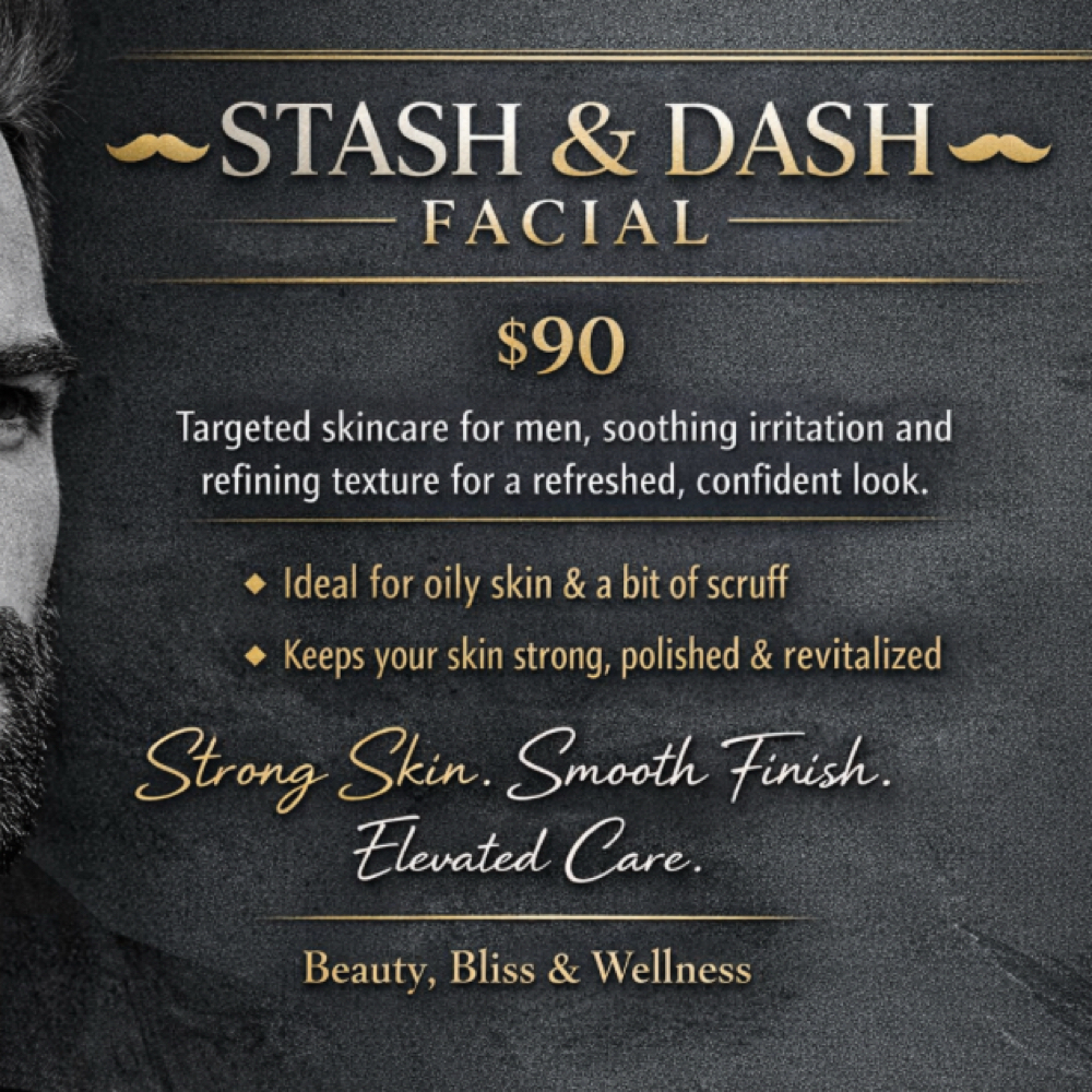 Stash & Dash (Men’s Facial) at Beauty, Bliss and Wellness LLC in Rainsville, AL