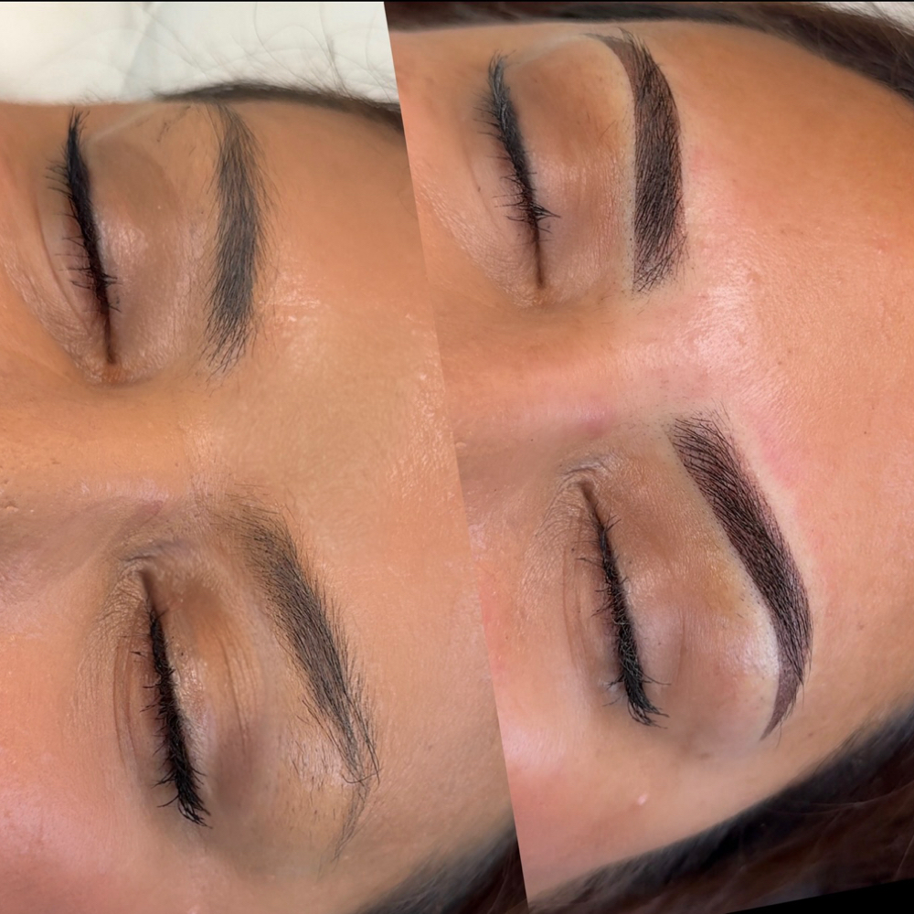 Ombre brows at Obsessed Brows in Madera, CA