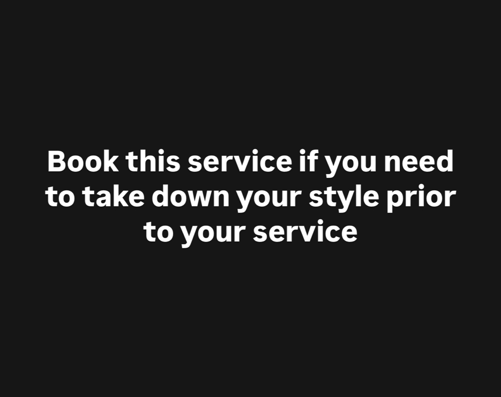 Braid Take-Down Service at Slaid & Stitched in Arlington, TX