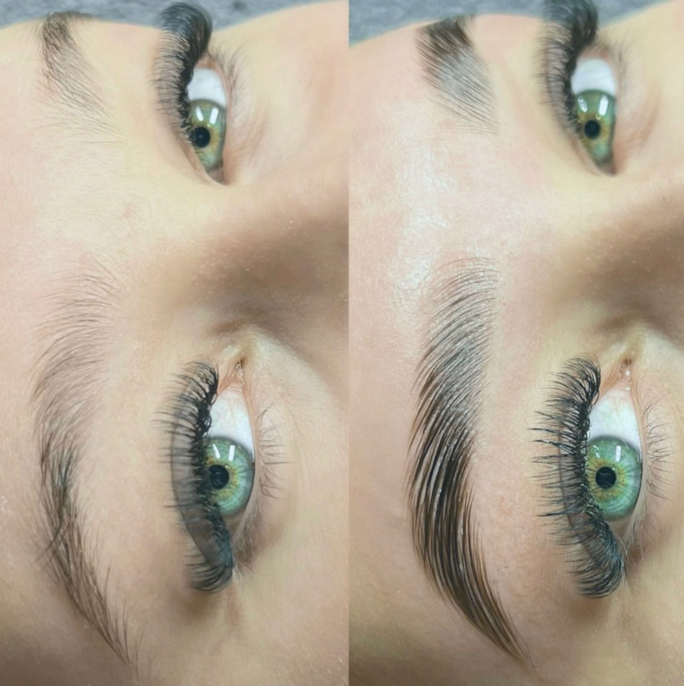 Brow Lamination + Wax + Tint/Henna