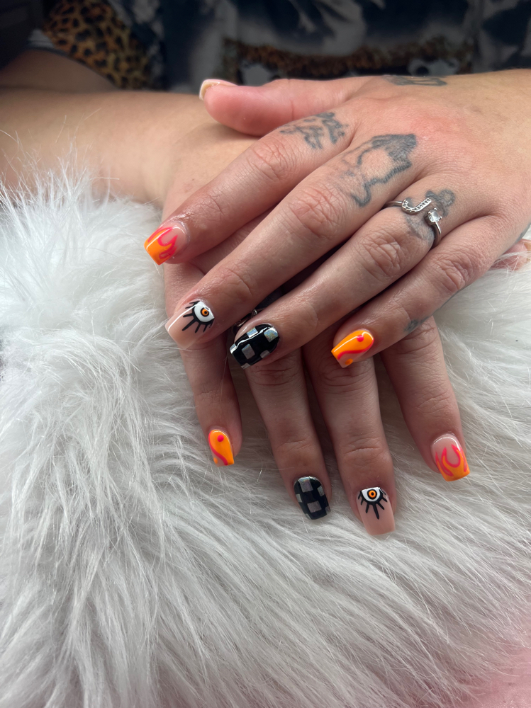 acrylic full set at nailsby.shelbyy in New Boston, TX