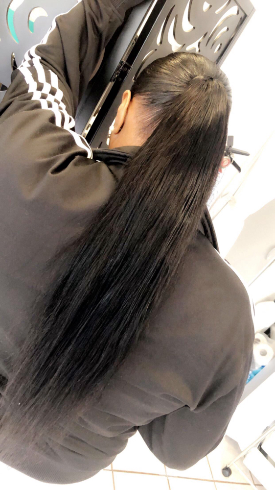 Sleek Ponytail(Natural Hair More)