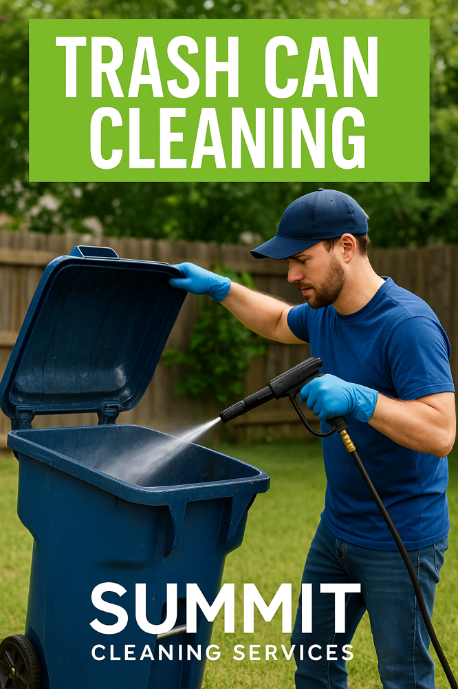 Trash can clean cleaning