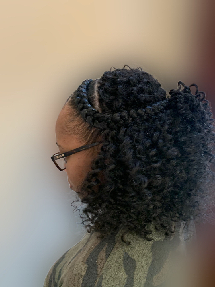 Curly Crochet/Braid Combo