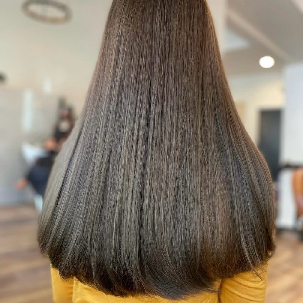 Long haircut at LiyahPaints in New Haven, CT