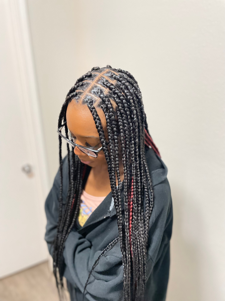 Medium Box Braids