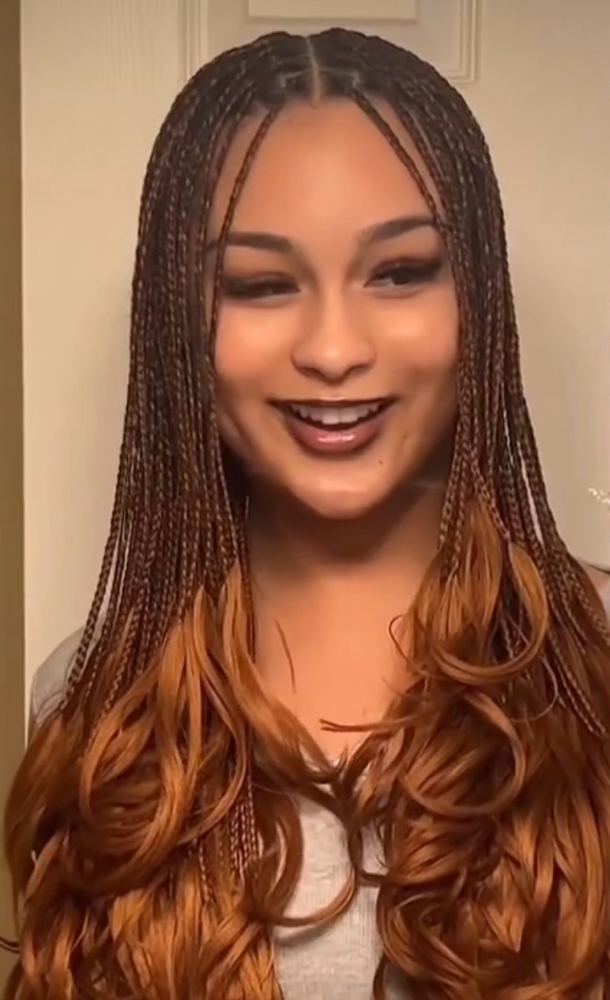 Smaller French Curl Braid