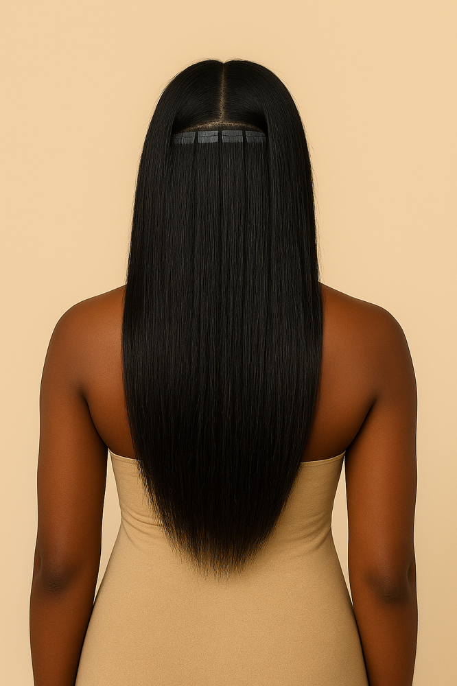 Seamless Tape In (Hair Included) at The Plant Lady’s Hair Lab in Charlotte, NC