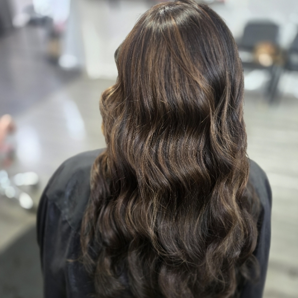 BM New Install 2 Rows No Color at Bombshell Beauty Salon in Redmond, OR