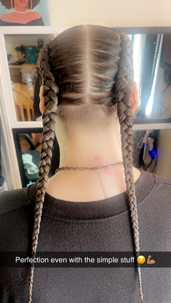 2 Dutch Braids