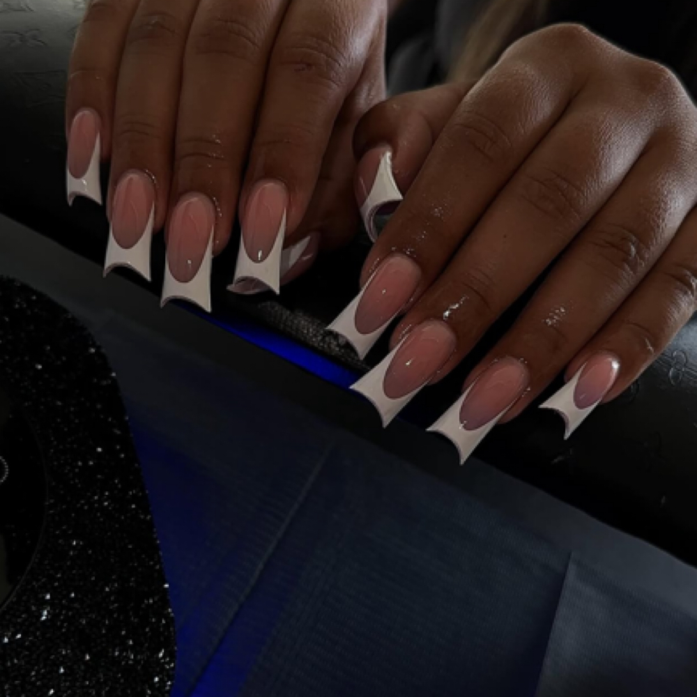 Duck nails at Tonya x Nails in Visalia, CA