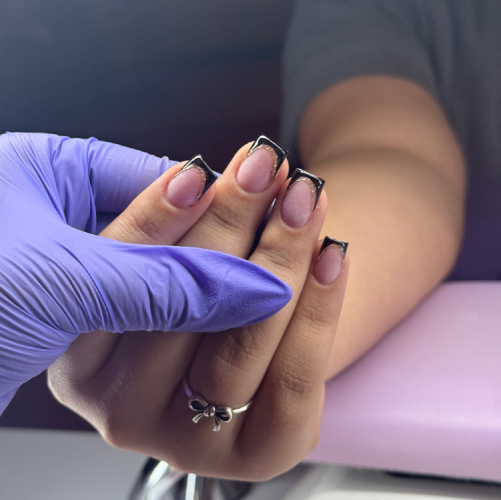Short Acrylic at Pearlynailz in Pasadena, TX