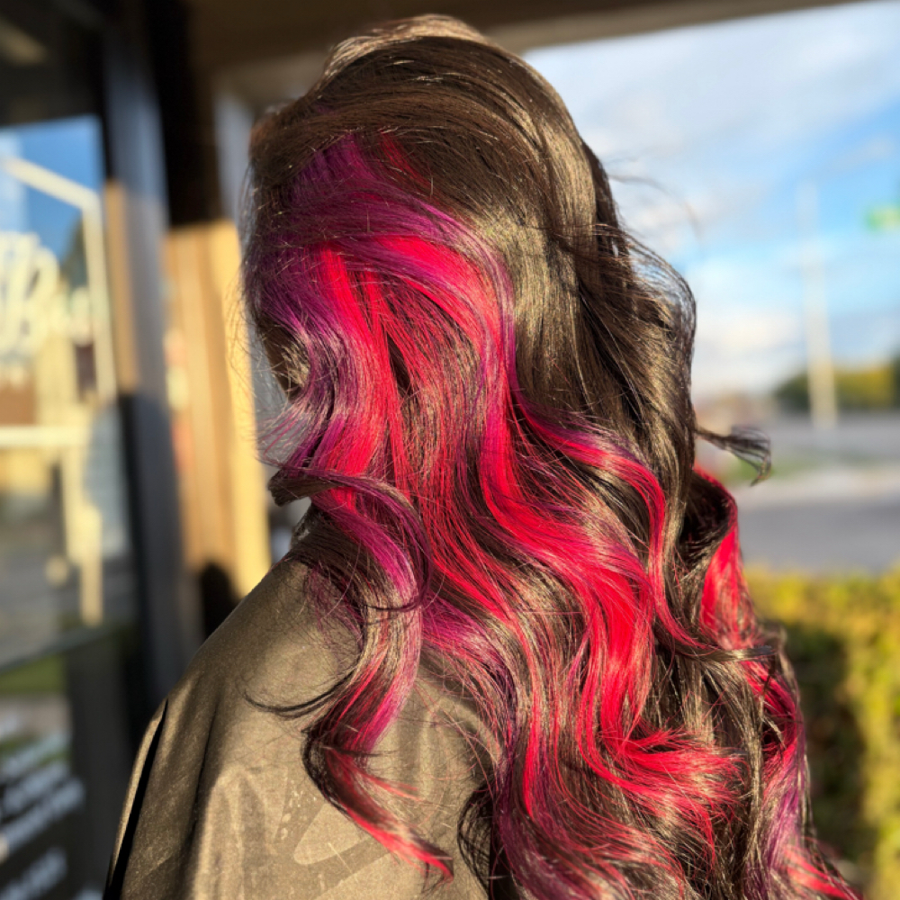 Partial Vivid Color at Christ and Cosmetology in Fresno, CA
