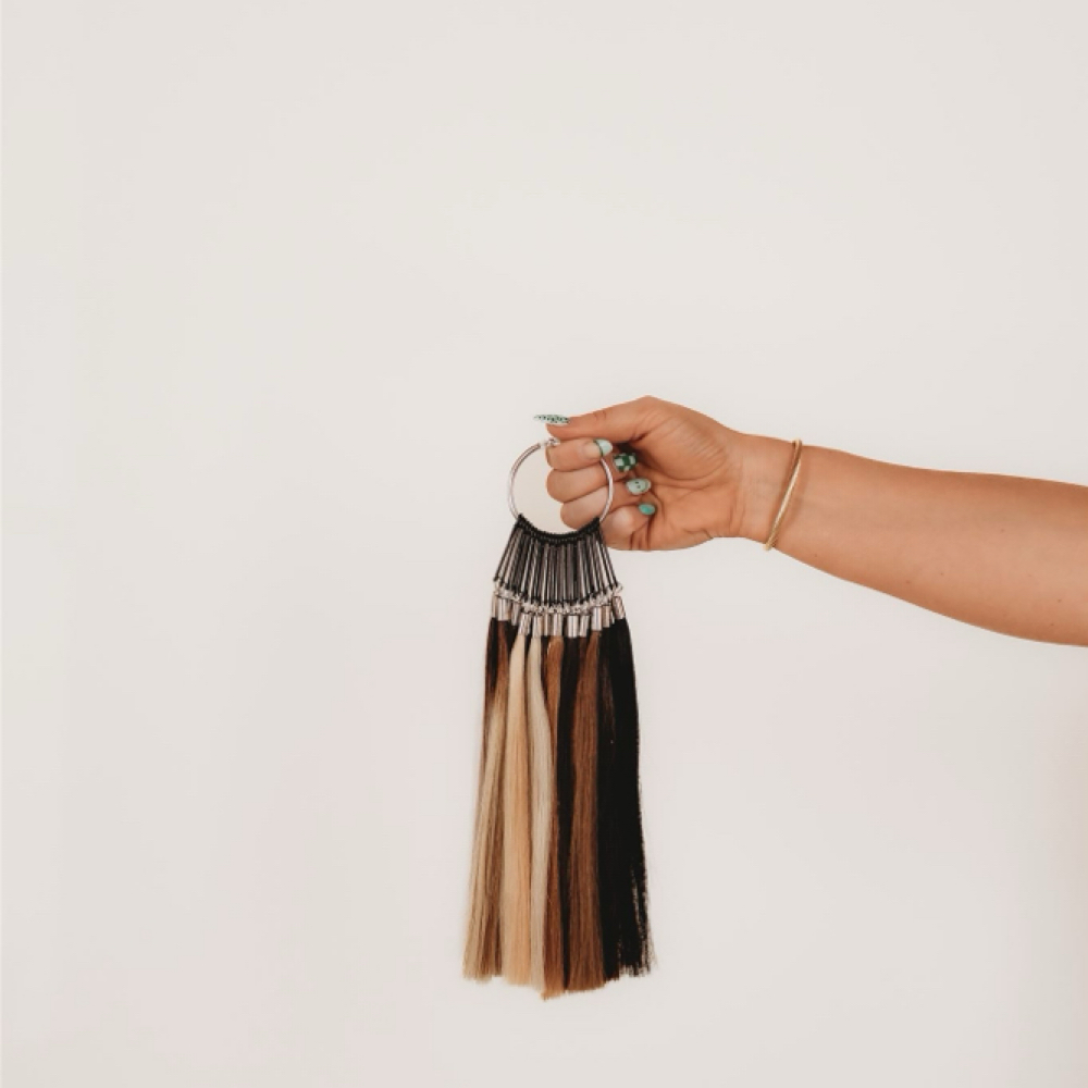 Hair Extension Consultation at Salon Social & Co in Peoria, IL