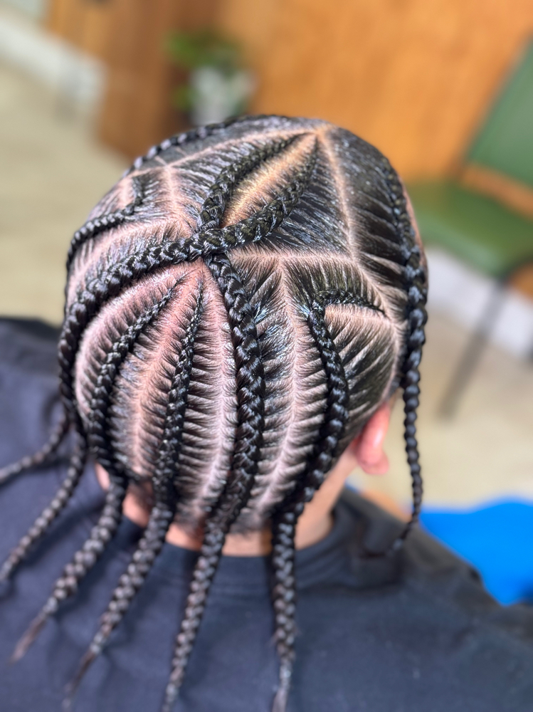 Men 8 Braids at Hair Cartel in South Bend, IN