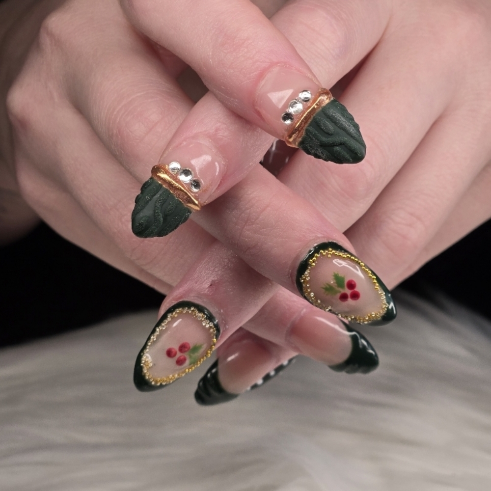 Detailed Nail Art Add-On at Wildflowr Nails in Chehalis, WA
