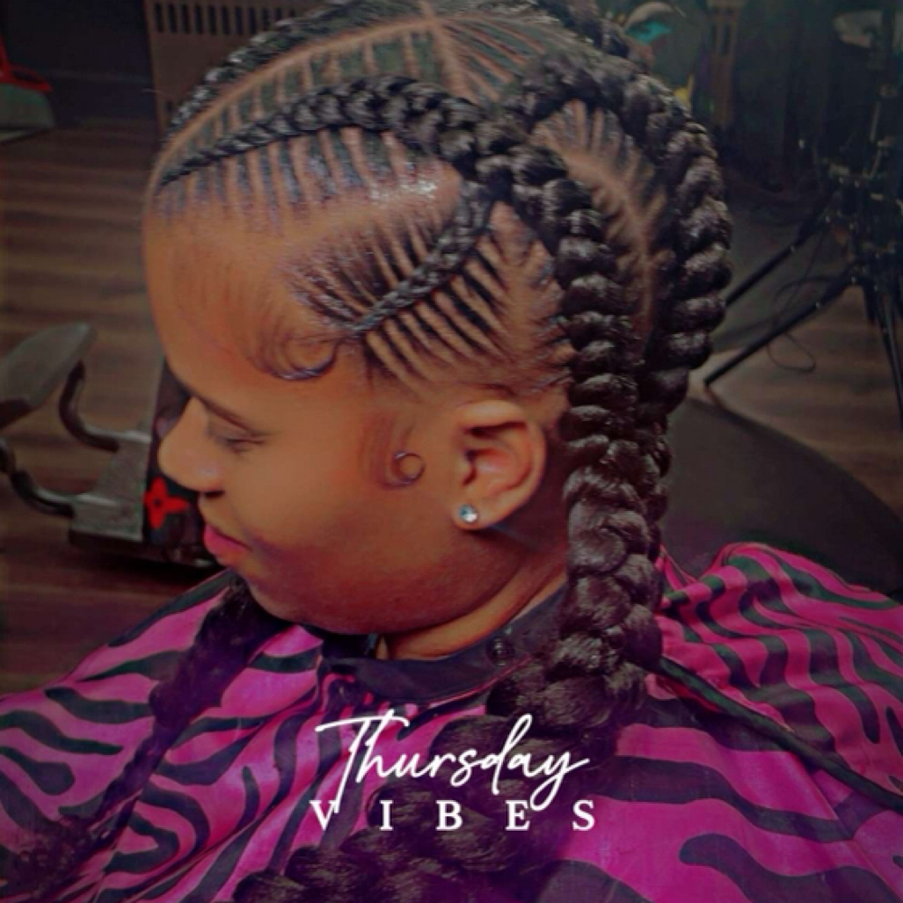 4 Stitch Butterfly Braids at CieraTheStylist in Alton, IL