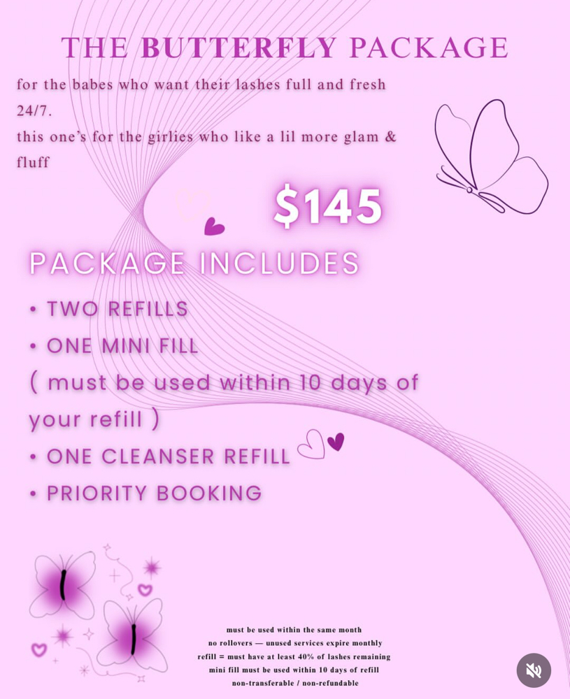 The Butterfly Package at KK Beauty Kouture in North Babylon, NY