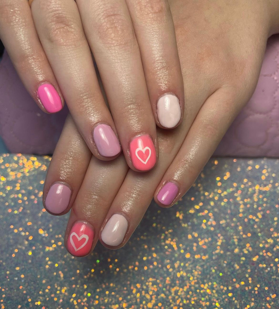 rubber gel manicure