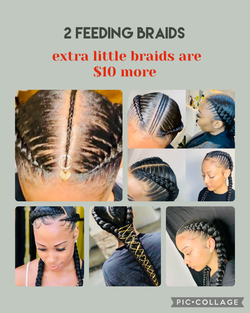 2 feeding braids