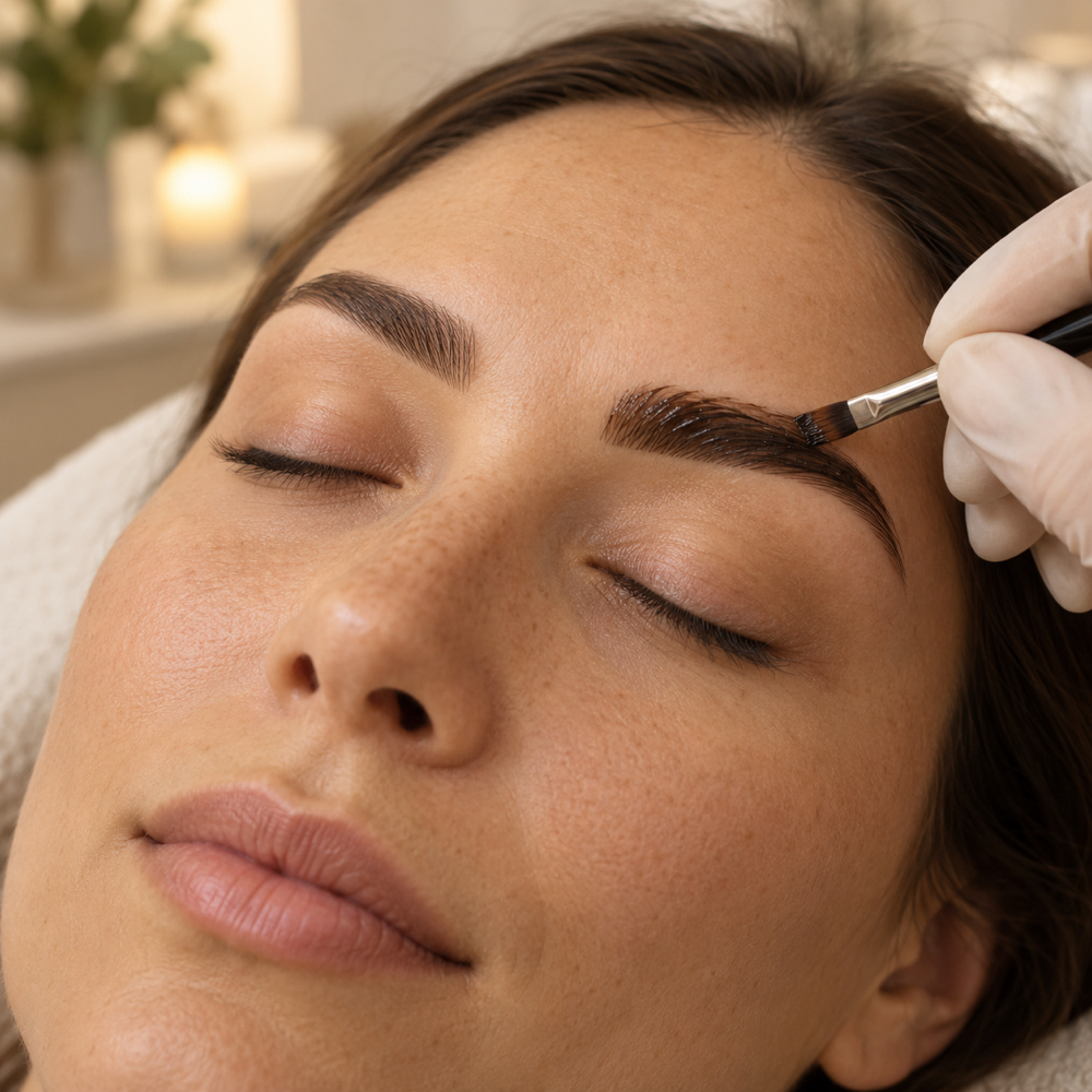 Brow tint at Cactus & Oak Spa in Yucca Valley, CA