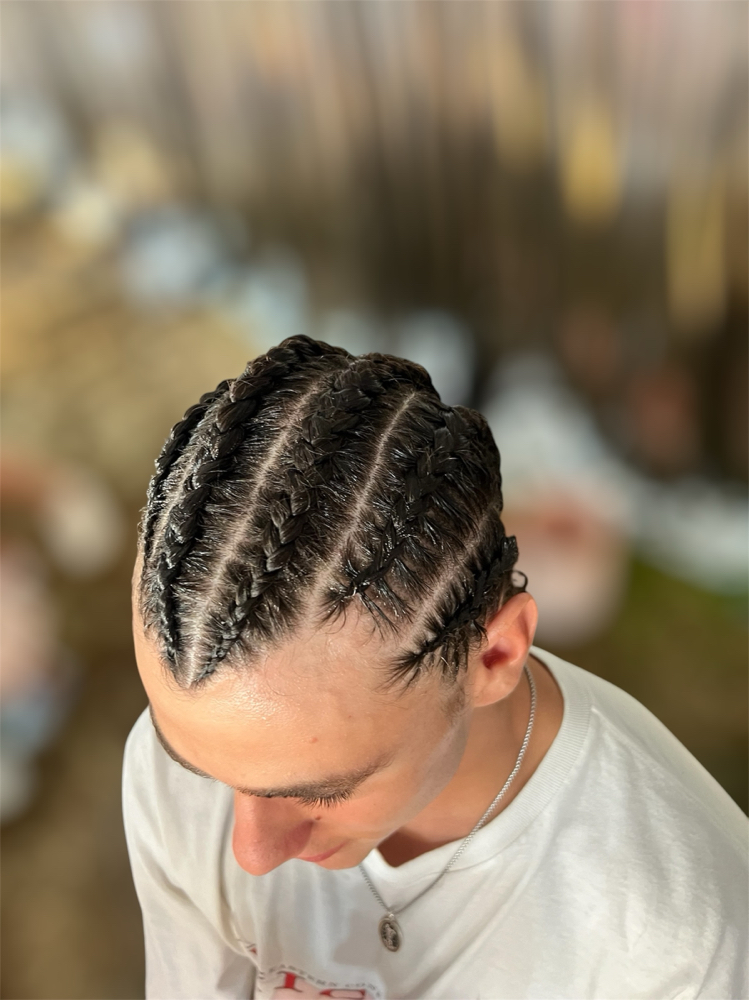 6 Braids No Design