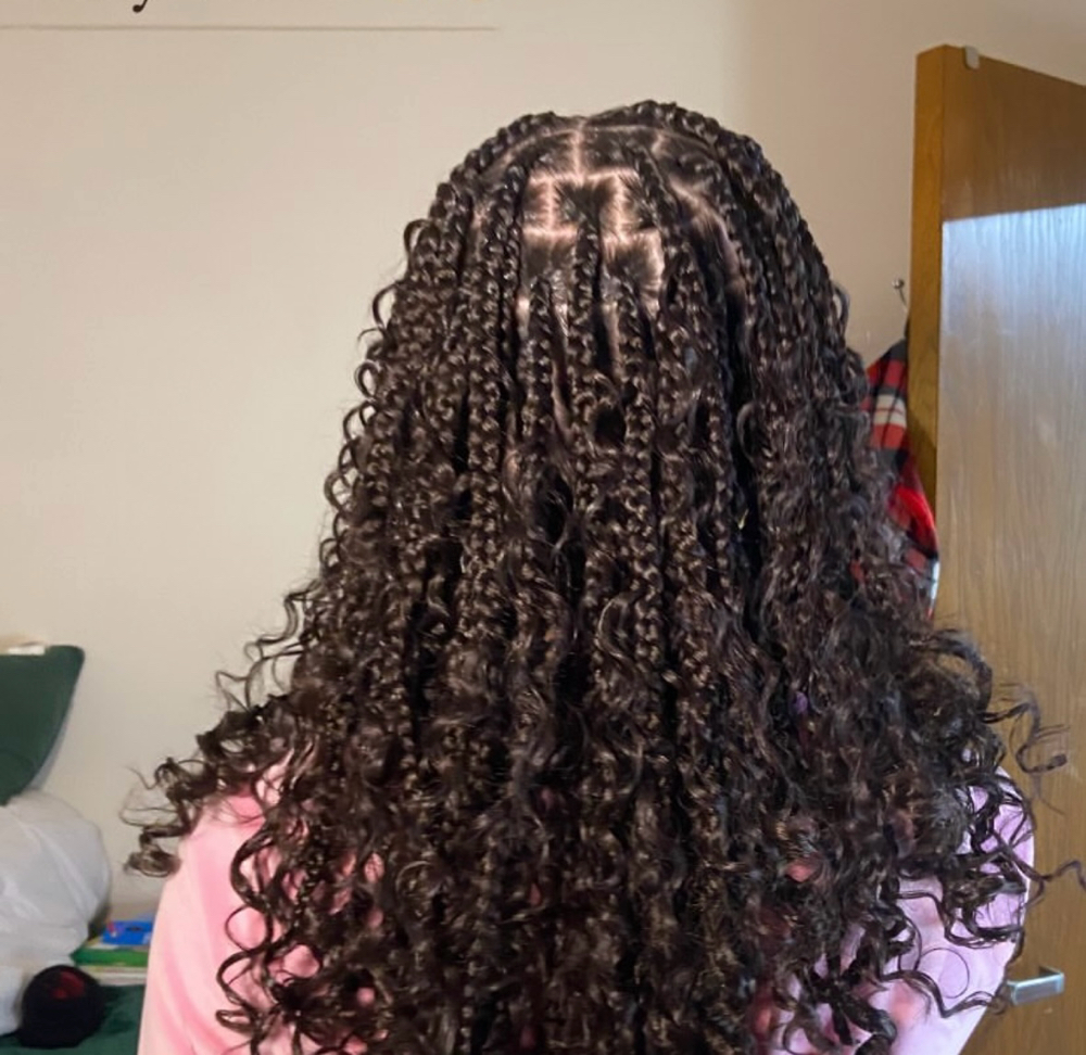 Small Shoulder Length Boho Knotless