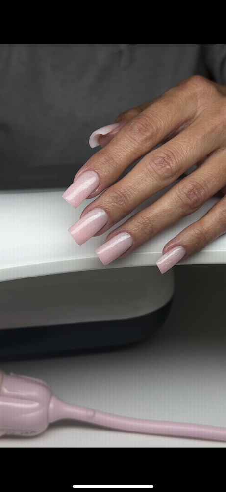 Hard gel manicure (long)