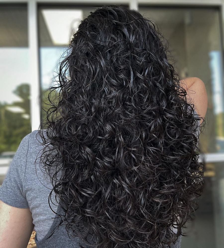 Curly Cut + Style