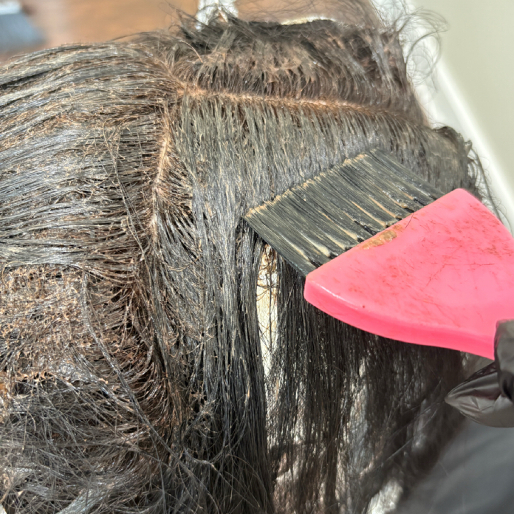 Root Solid Color Retouch $115+ at Full Bloom Salon in Slaughter, LA