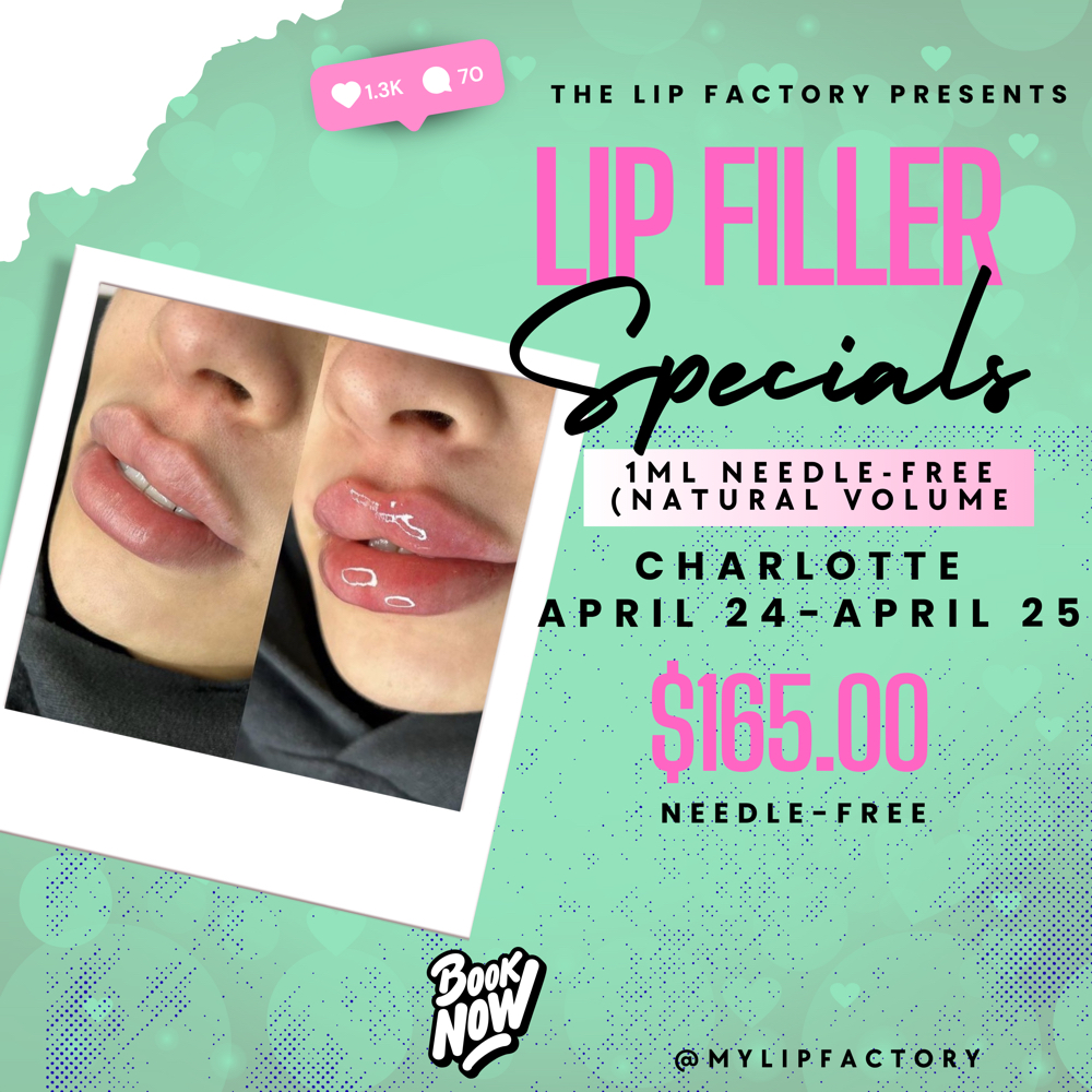 RALEIGH 1ML PROMO at THE LIP FACTORY in Raleigh, NC