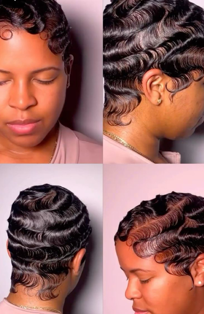 Finger Waves at To Be Crowned By Nina Lynn in Emmaus, PA