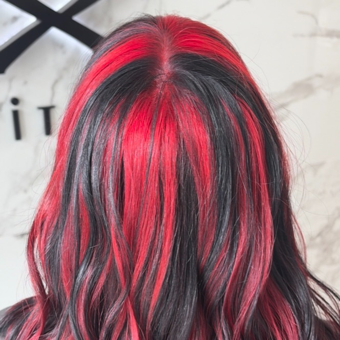 chunky highlights at hope the hair artist in Logan, UT