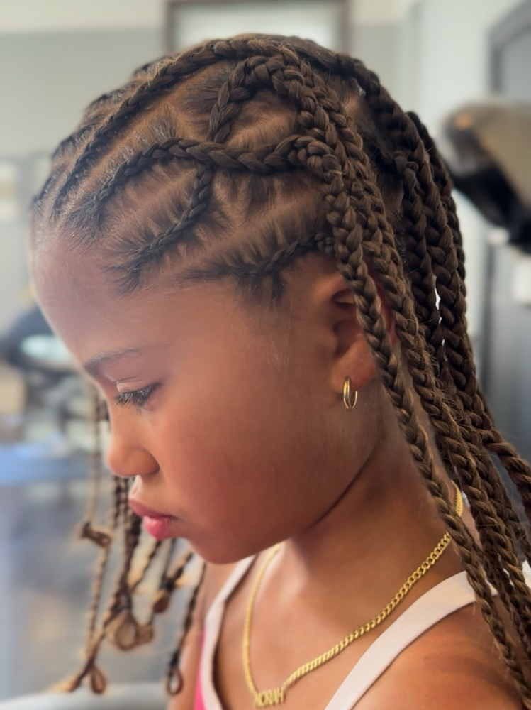 Little girl braid style