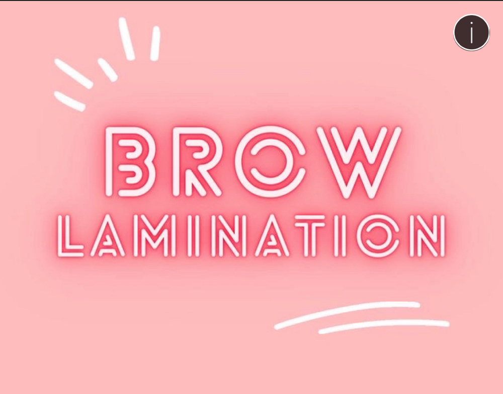 Brow Lamination +Tint